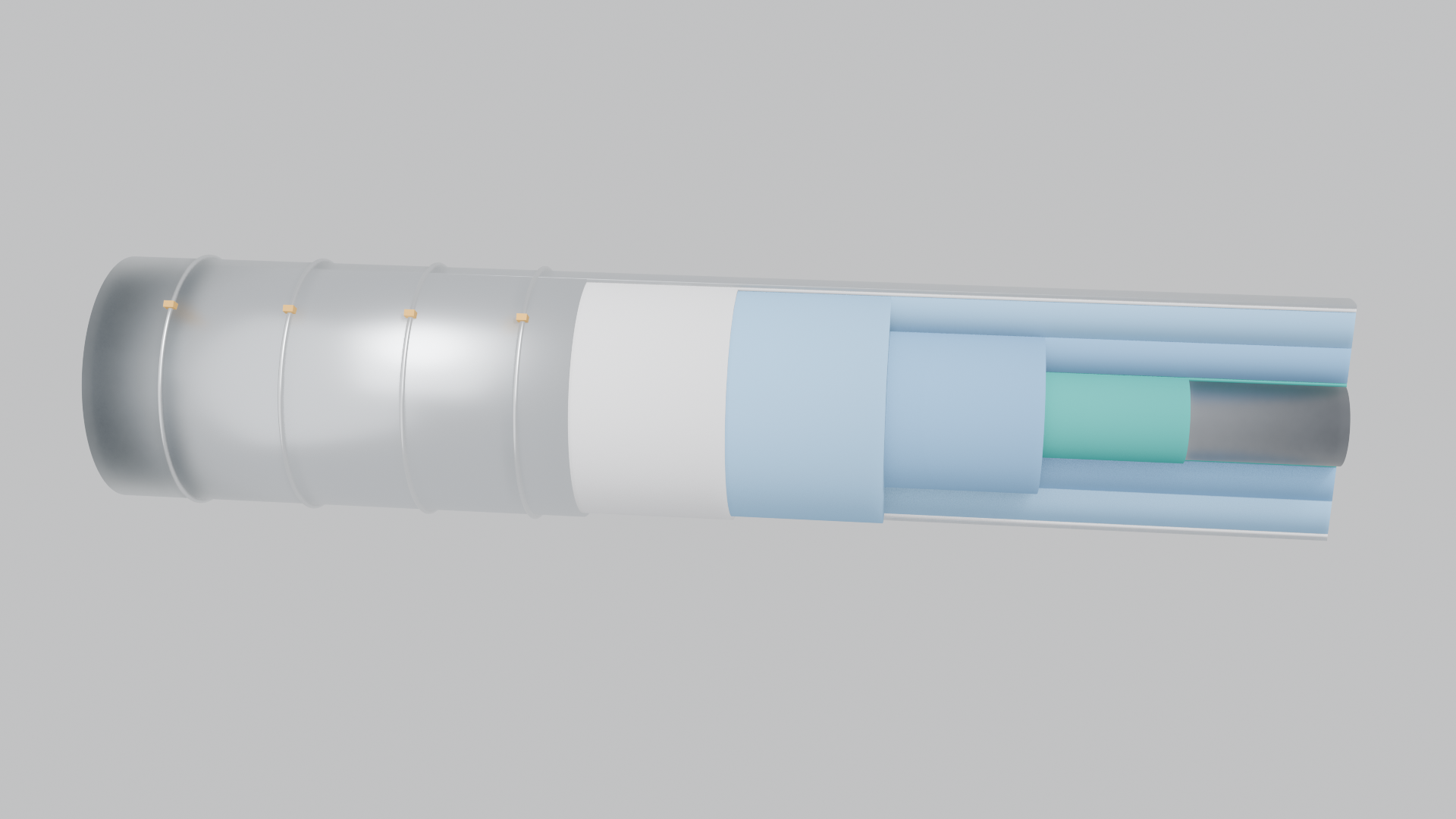 Photoreal white-stage sample — Insulrap system